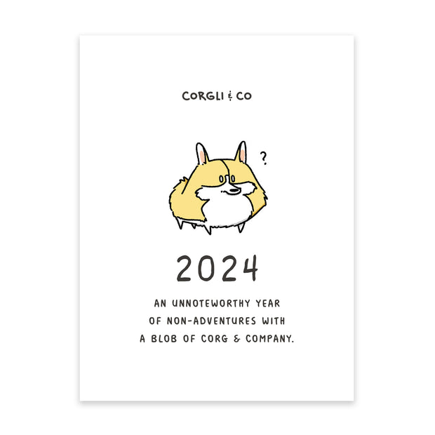 Corgli & Co 2024 Desk Calendar
