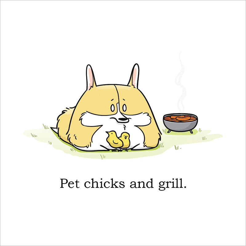 Pet Chicks and Grill Mini Print