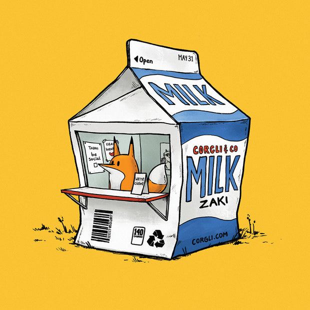 Milk mini print.