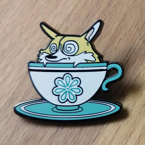 Mad Tea Party Enamel Pin - SECONDS