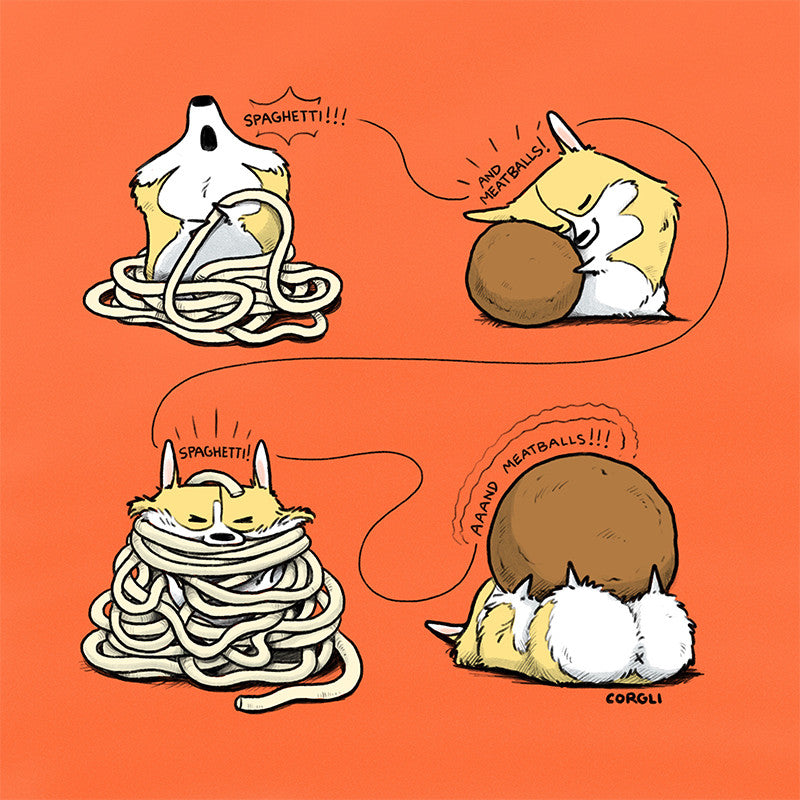 Spaghetti and Meatballs Print